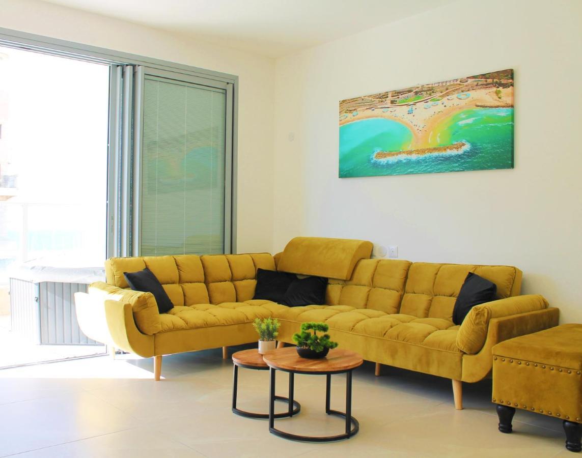 Beach Suite Israel- Private Jacuzzi, Beach View, Gym, Low Fee For Off-Site Indoor Pool & Spa ביץ סוייט ישראל- ג'קוזי פרטי עם נוף ים, אפשרות לבריכה מקורה וספא בתשלום ממש מוזל Ашкелон Экстерьер фото